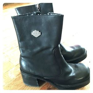 Women’s side zipper Harley Davidson Boot